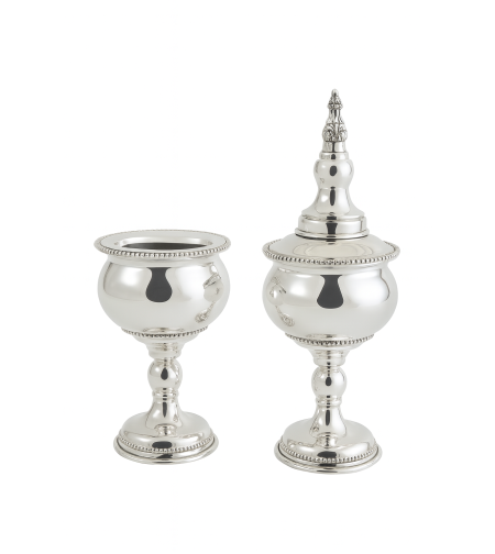 Pure Silver Pearl Havdalah Set