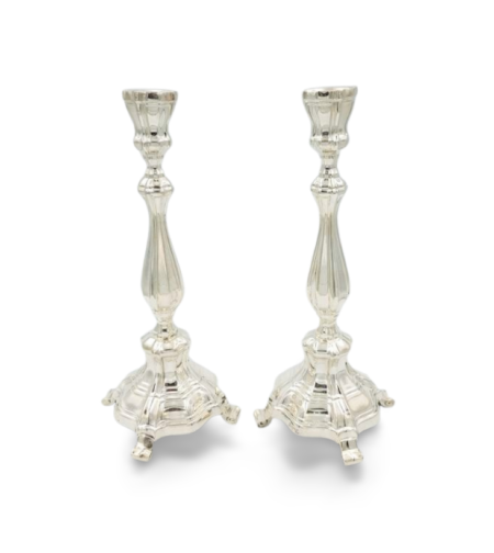 Amadeo M pure silver candlesticks