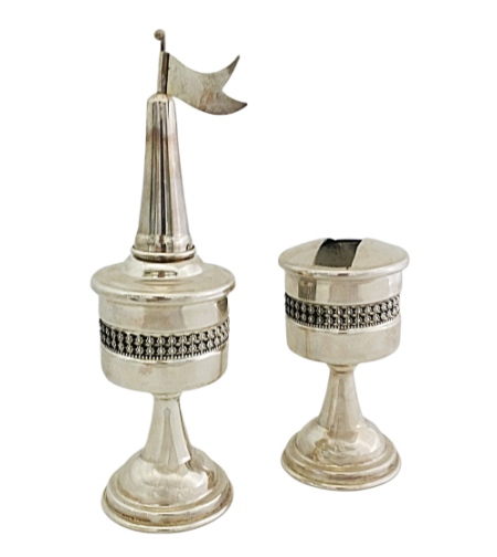 Havdalah set ribbon sterling silver