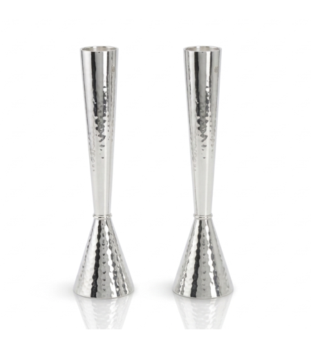 פמוטי קונוס במספר גדלים כסף טהור