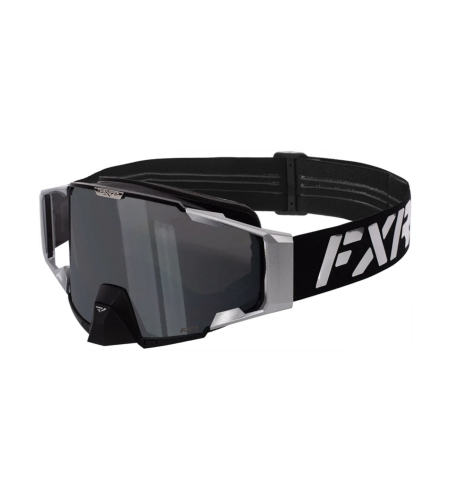 משקפי אבק שחור/כסוף FXR PILOT