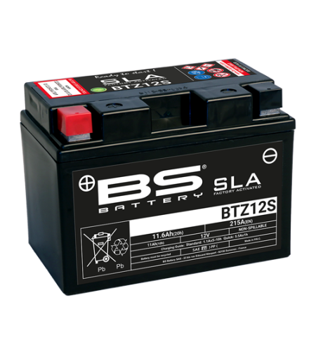 מצבר לאופנוע BS Battery BTX12