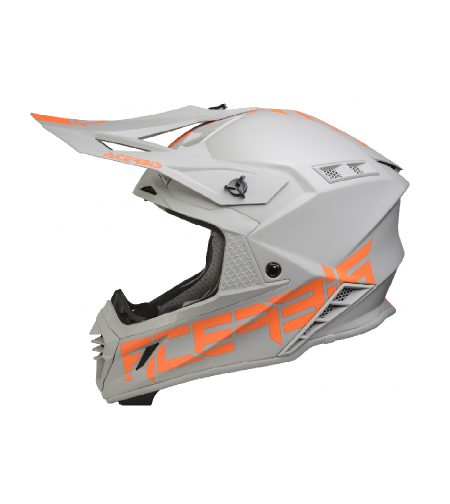 קסדה Acerbis X Track אפור\כתום