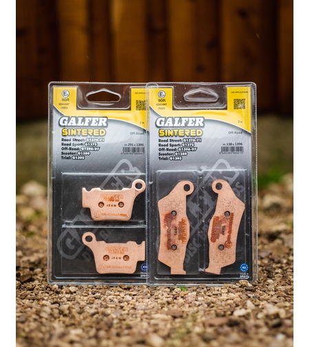 רפידות בלם קדמי ואחורי סינטר  ktm/husq/gas GALFER