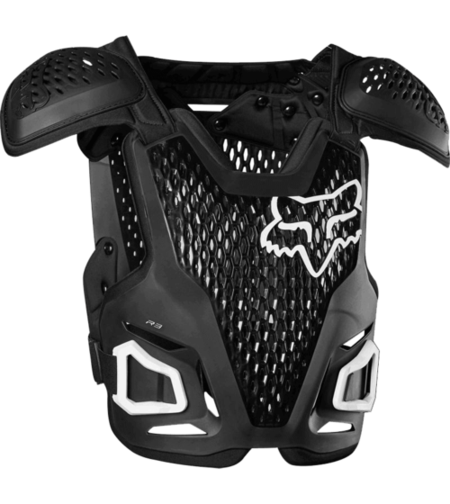 מגן חזה (צבי צב) צבע שחור FOX R3
