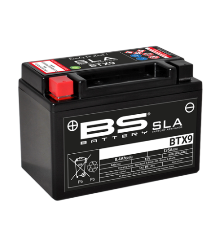 מצבר לאופנוע BS Battery BTX9