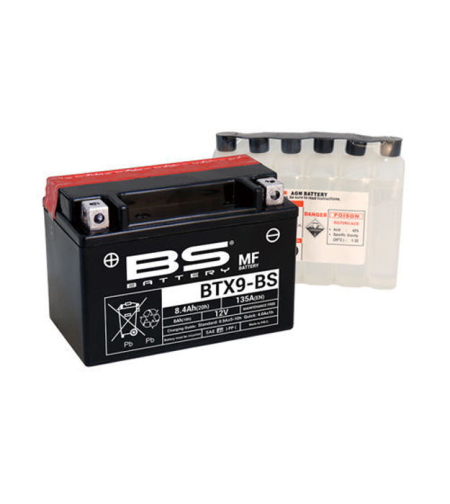 מצבר לאופנוע BS Battery BTX9-BS