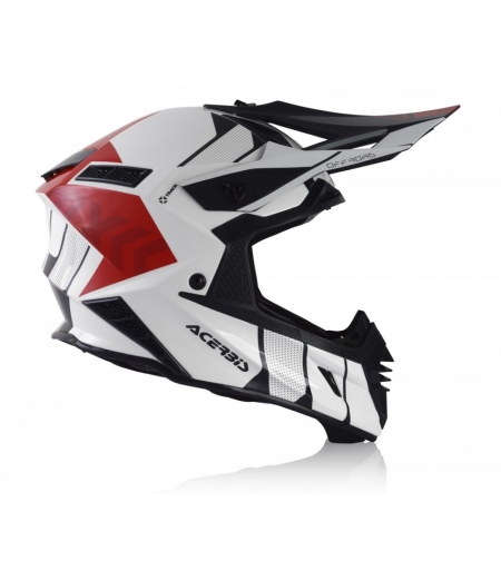 קסדה Acerbis X Track שחור\אדום/לבן