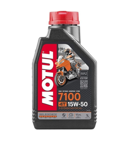 שמן מנוע 15w50 סינטטי מלא 7100 מוטול MOTUL ליטר אחד