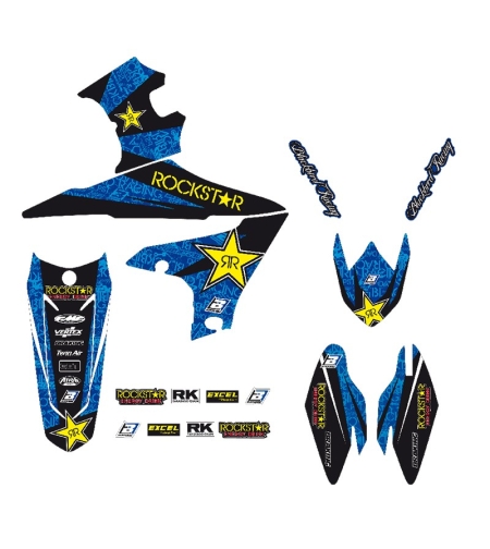 YF250F 19-22 YZ450 18-22 קיט מדבקות