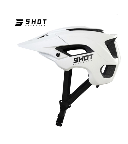 קסדת אופניים חצי SHOT לבן