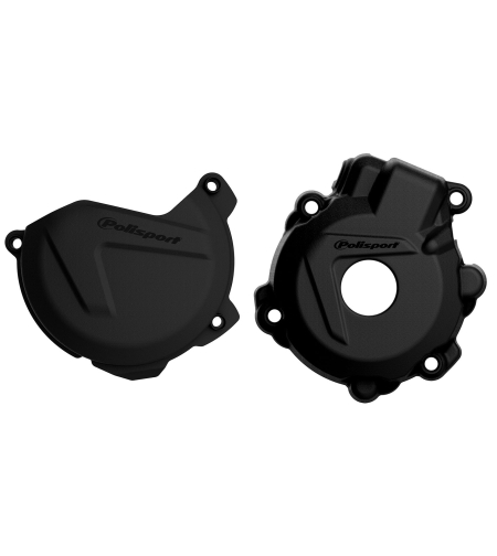 סט מגני קייסים פוליספורט שחור KTM EXCF 250/350 14-16