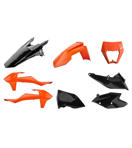 סט פלסטיקה KTM EXC\EXCF 17-19 פוליספורט