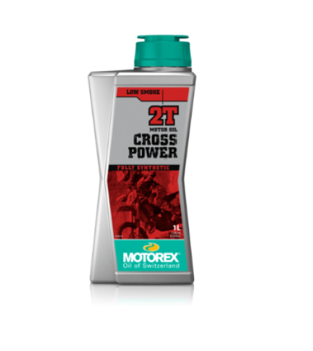 שמן 2 פעימות סינטטי מלא POWER CROSS 2T ליטר אחד MOTOREX