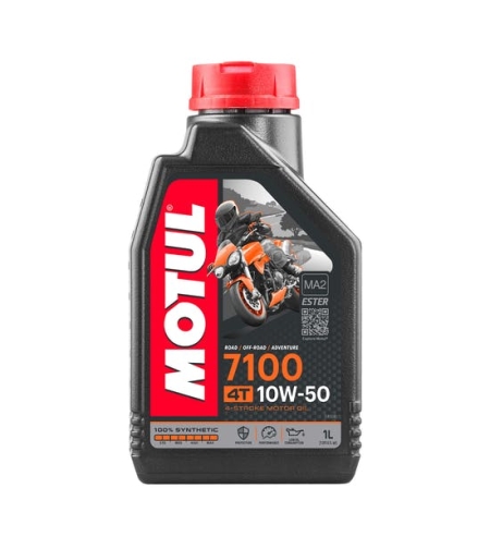 שמן מנוע 10w50 סינטטי מלא 7100 מוטול MOTUL ליטר אחד
