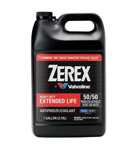 נוזל קירור 3.8 ליטרים VELVOLINE ZEREX 50/50 לטמפ גבוהות