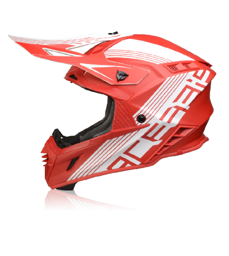 קסדה Acerbis X Track לבן\אדום