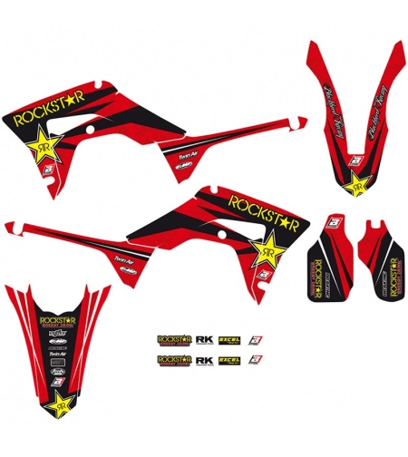 קיט מדבקות CRF 250 18-21 CRF450 17-20 CRF450X 17-22