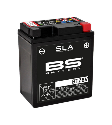 מצבר לאופנוע BS Battery BTZ8V