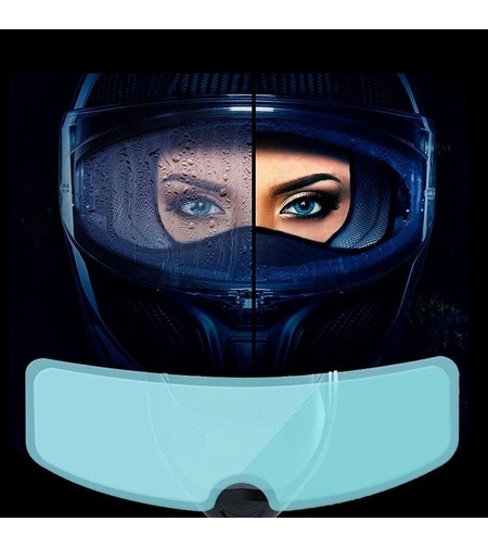 מדבקה נגד אדים אונברסלית לקסדה