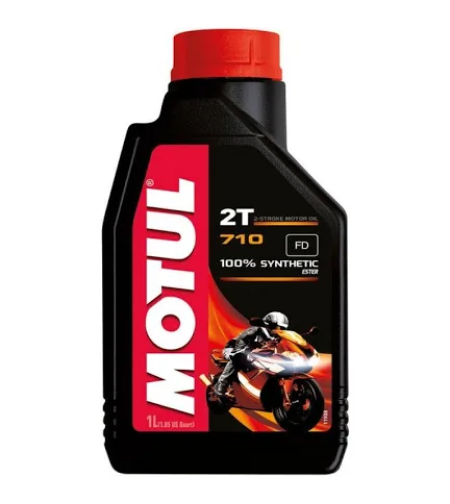 שמן 2 פעימות סינטטי מלא מוטול 710 MOTUL ליטר אחד
