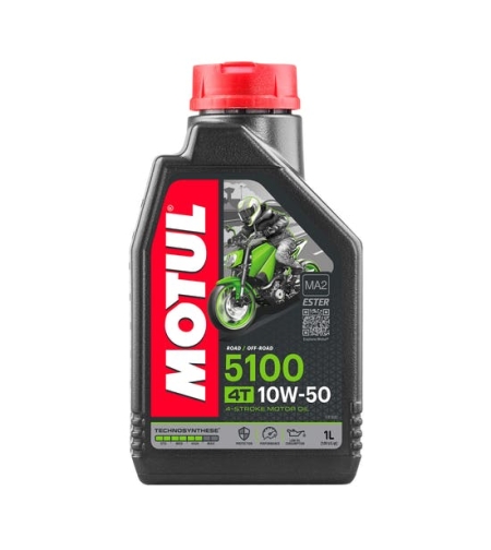 שמן מנוע 10w50 סינטטי 5100 מוטול MOTUL ליטר אחד