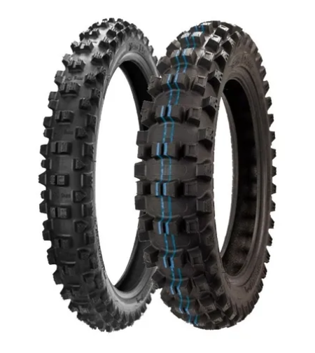 סט צמיגים אחורי וקדמי בורילי סופט Borilli  120/100-18  90/90-21