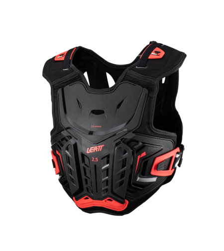 מגן חזה לילדים (צבי צב) צבע שחור ואדום LEATT 2.5 Junior 