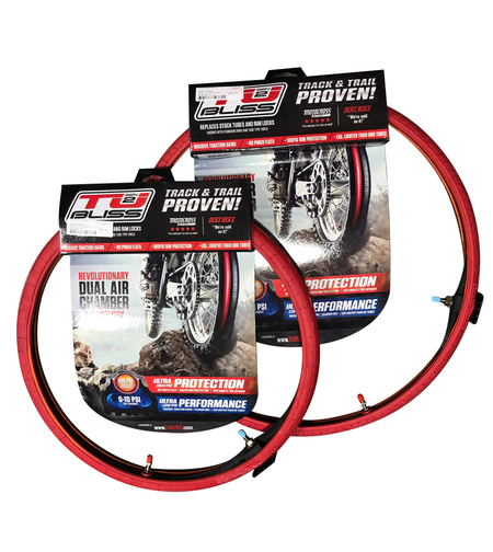 ערכת טיובלס לגלגל אחורי וקדמי 18+21 לאופנוע שטח