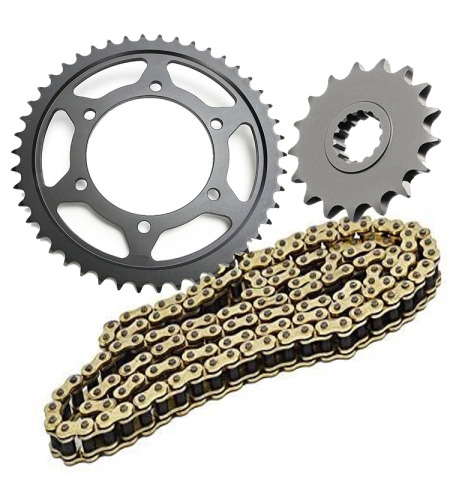 סט גלגלי שיניים ושרשרת SHERCO ל 125 סמק