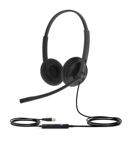 מערכת ראש (אוזניות) Yealink UH34B Lite USB