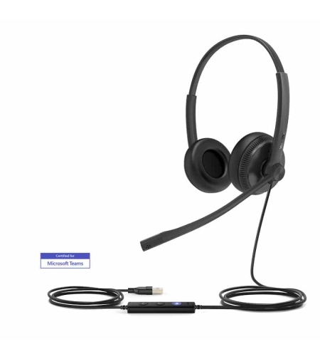 מערכת ראש (אוזניות) Yealink UH34B USB
