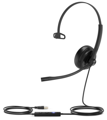 מערכת ראש (אוזניות) Yealink UH34 M USB