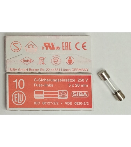 פיוז SIBA 179020 80MA מהיר זכוכית F