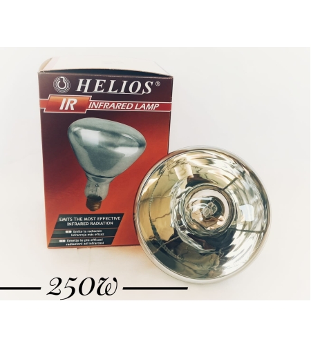 נורה אינפרא לבן  HELIOS 250W E27