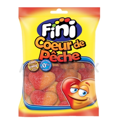 סוכריות גומי מסוכרות בטעם אפרסק (fini)