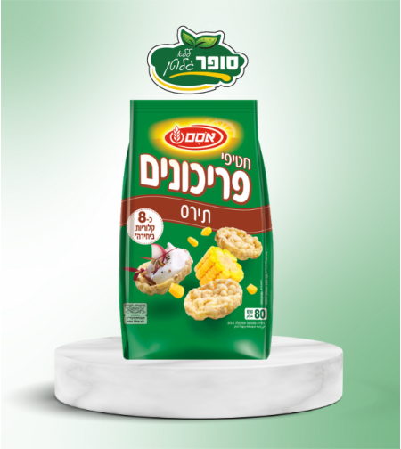 חטיפי פריכונים תירס - אסם