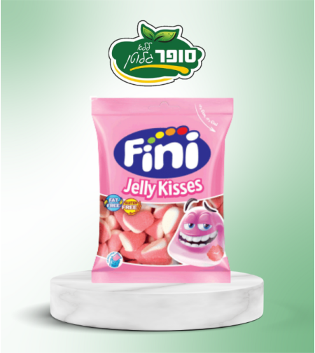 סוכריות גומי מסוכרות בטעם תות שדה (fini)