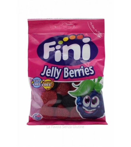 סוכריות ג'לי בטעם פטל בציפוי סוכריות רכות  (fini)