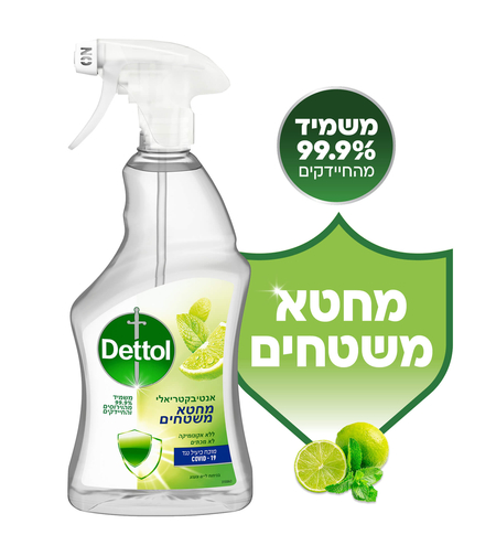 דטול תרסיס מנקה ומחטא משטחים 750 מ