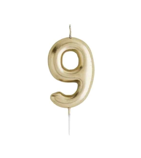 נר מספר זהב מבריק , ספרה 9