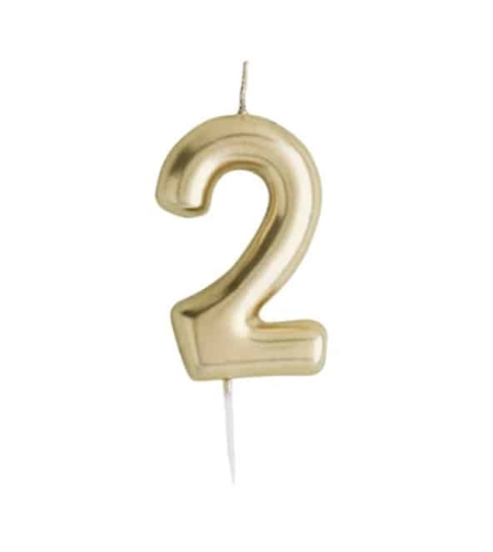 נר מספר זהב מבריק , ספרה 2