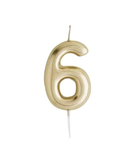 נר מספר זהב מבריק , ספרה 6