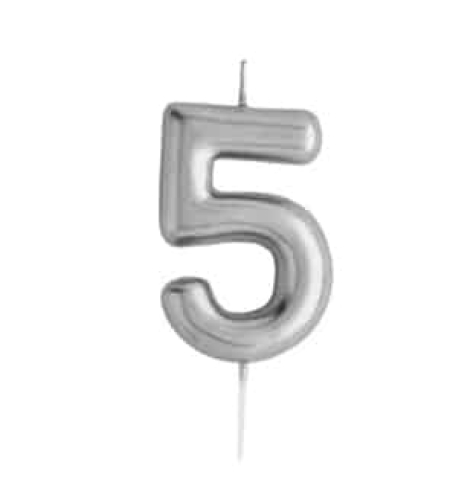נר מספר כסף מבריק , ספרה 5