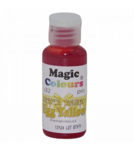 צבע ג'ל - צהוב ביצה Magic Colours