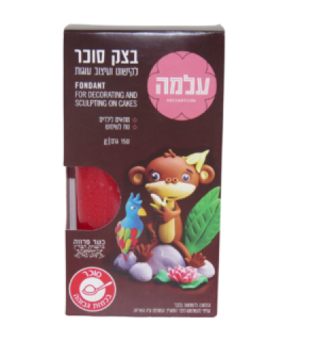 בצק 150 ג' צבע אדום