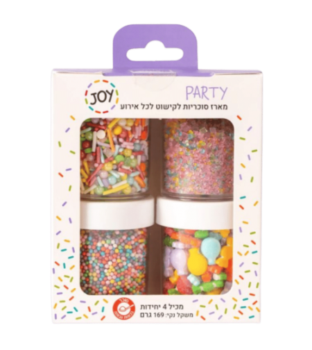 Sprinkles - סוכריות ג'וי מאגדת מסיבה - 160 גרם