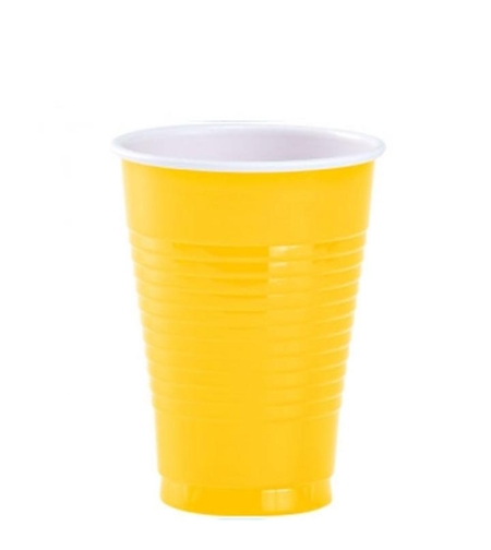 20 כוסות בירה צהובות חצי ליטר