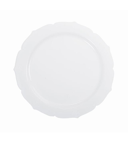 טוסקנה צלחת 7' לבן (10 יח') חגיגית