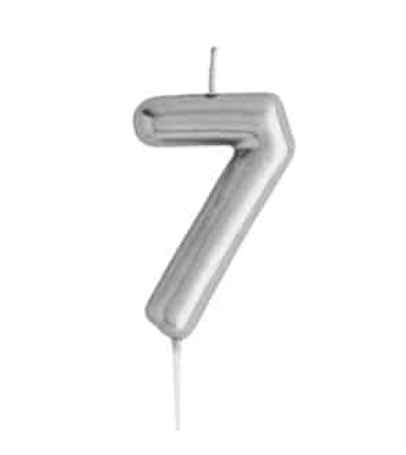נר מספר כסף מבריק , ספרה 7